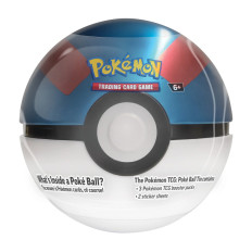 Pokéball-Tin Herbst 2024 – Superball (Abbildung: internationale Ausgabe, geliefert wird die deutsche Ausgabe)
