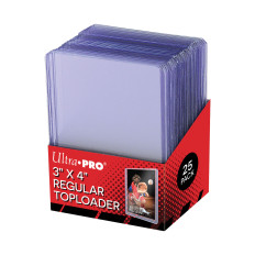 Ultra PRO Regular Toploader 81222 – 25 Stück, offizielle Herstellerabbildung